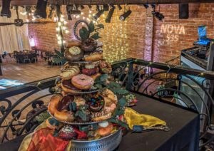 On Saturday, February 22, 2020, we hosted a lovely Courtyard Wedding Sweet Themed Reception at historic downtown St. Pete, Florida venue NOVA 535